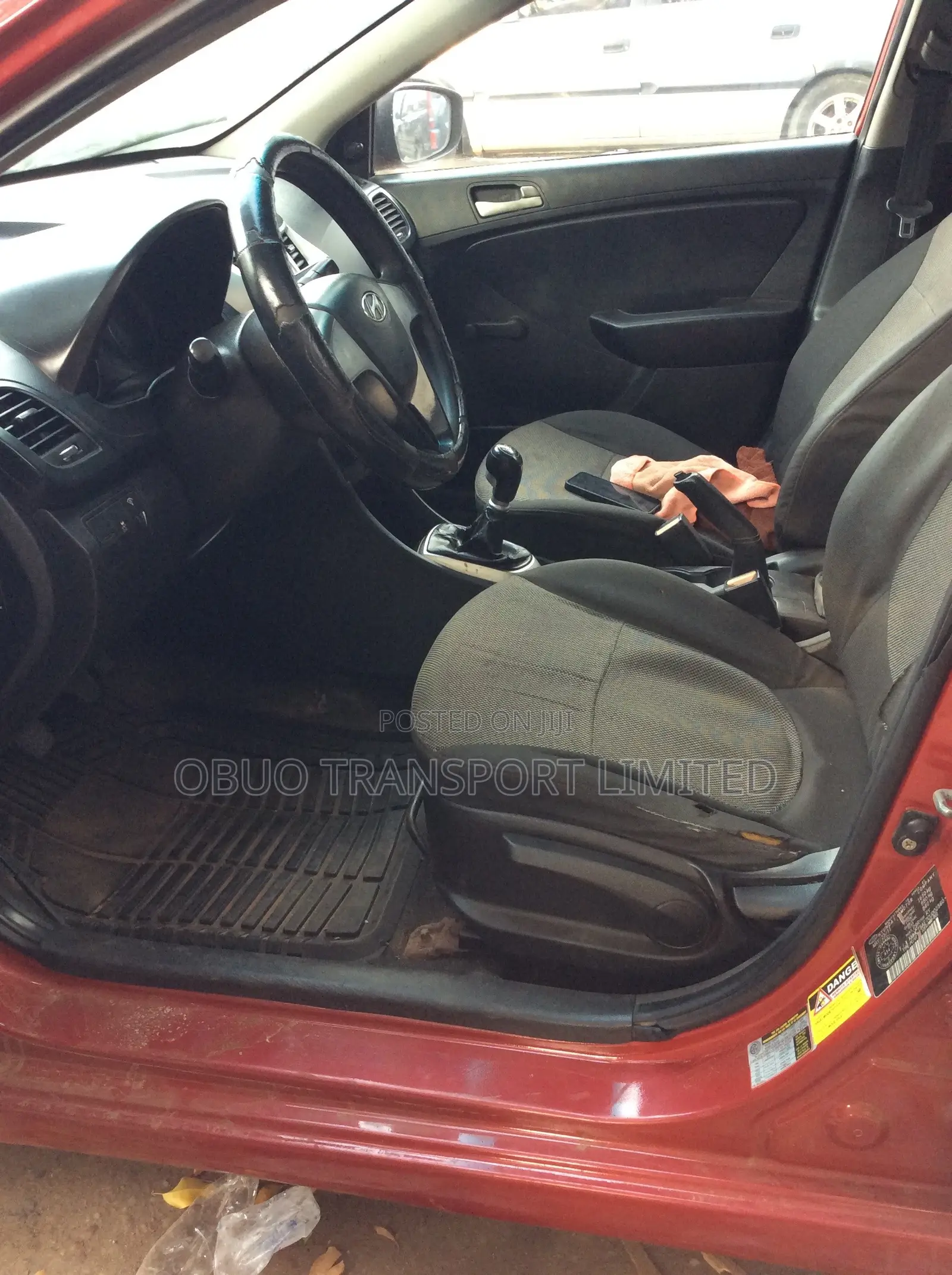 Hyundai Accent 2012 Red