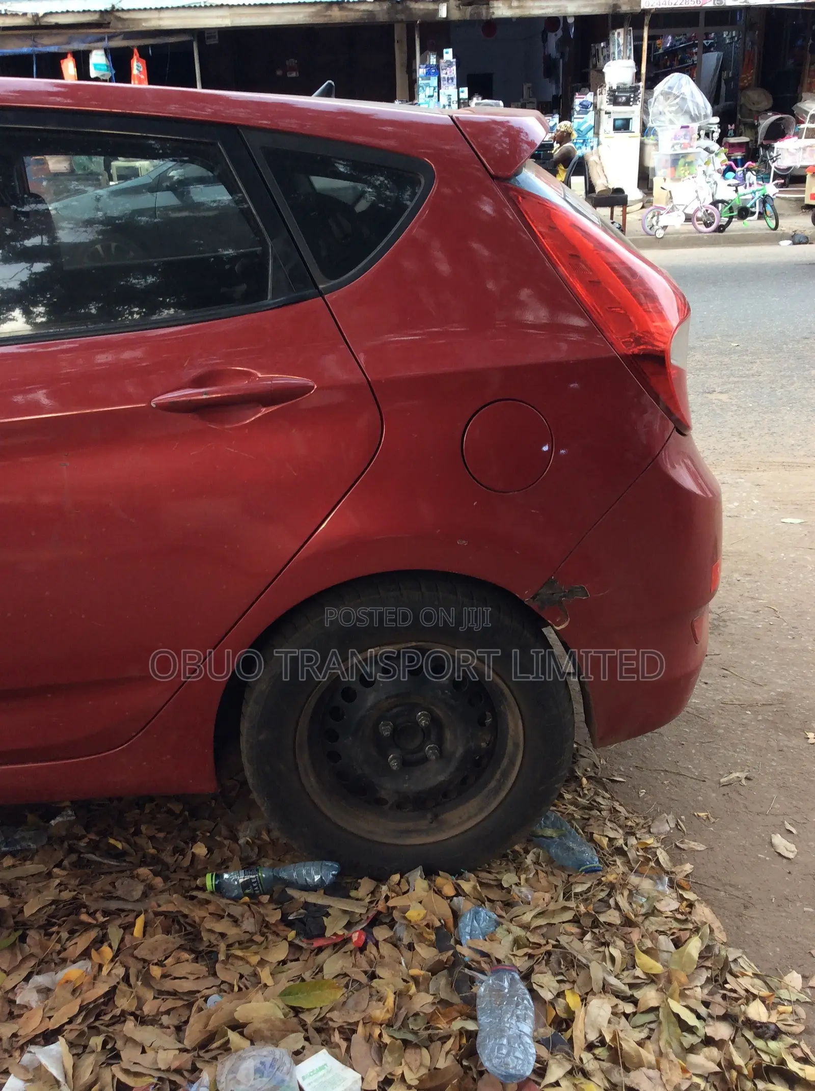Hyundai Accent 2012 Red