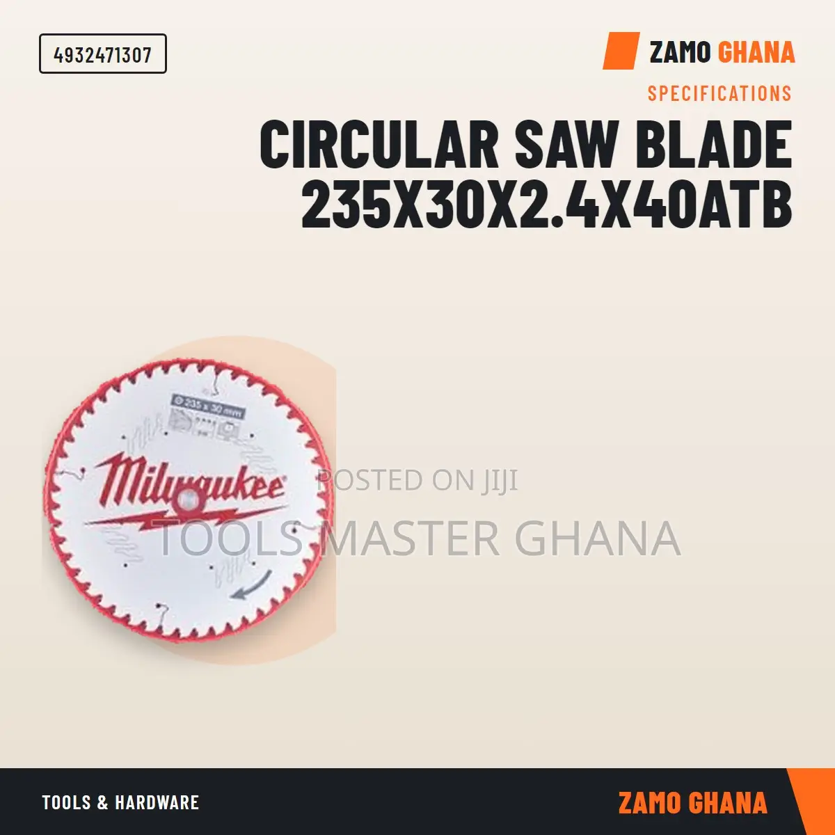 Circular Saw Blade 235X30X2.4X40Atb -