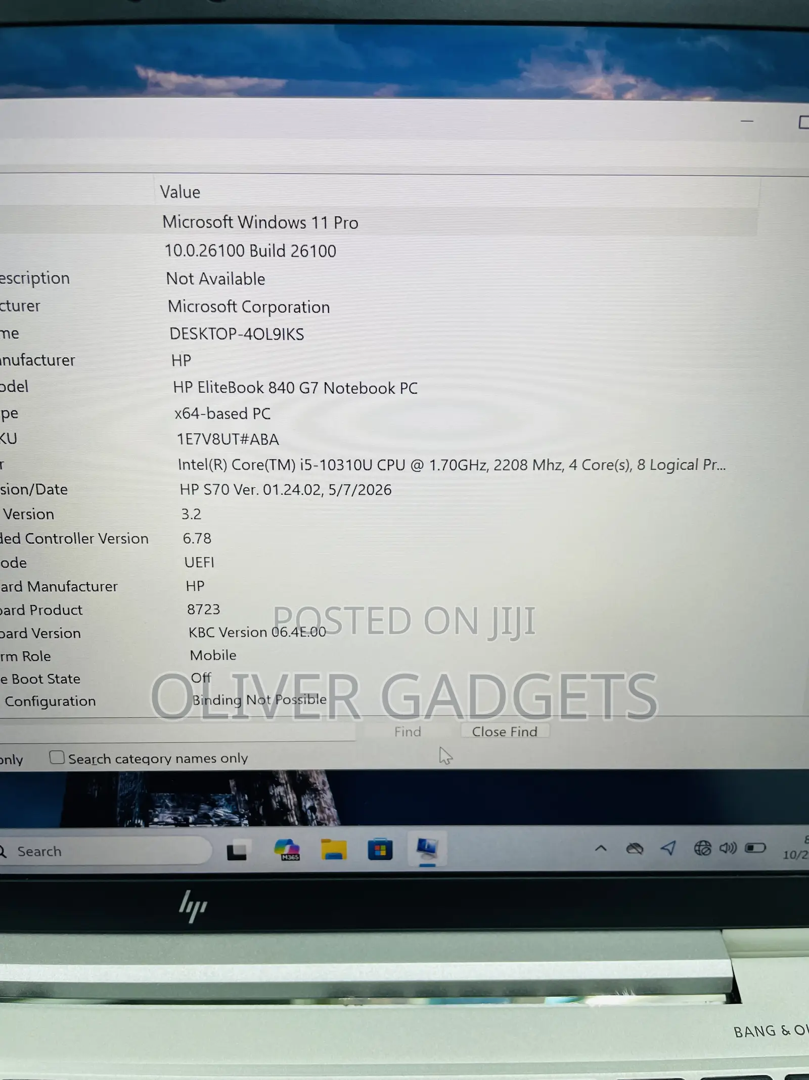 Laptop HP EliteBook 840 G7 16GB Intel Core i5 SSD 256GB