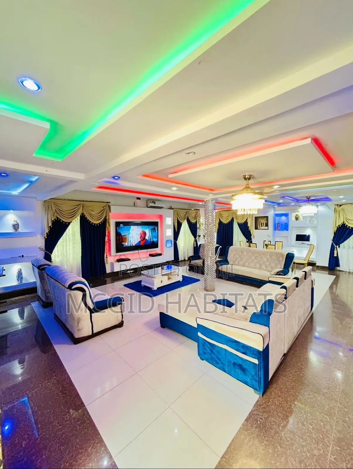 Furnished 7bdrm House in East Legon for rent