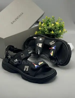 Balenciaga Tourist Pin Sports Sandals: Different Colors in Stock