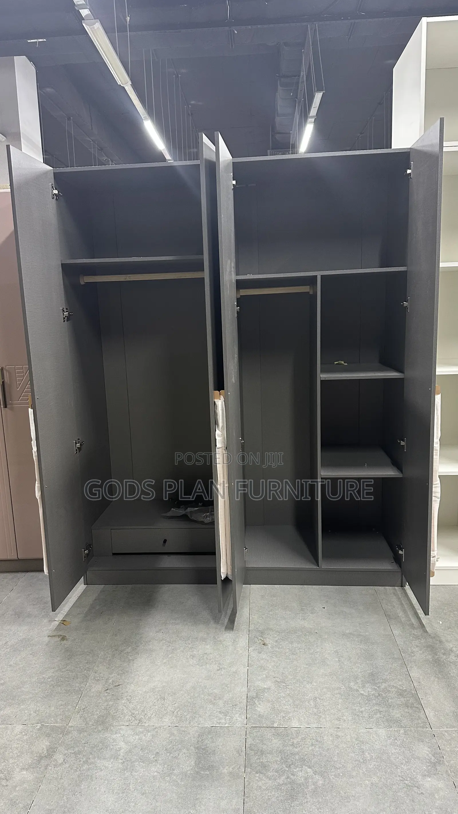 Modern Wooden Wardrobe (A801-4)