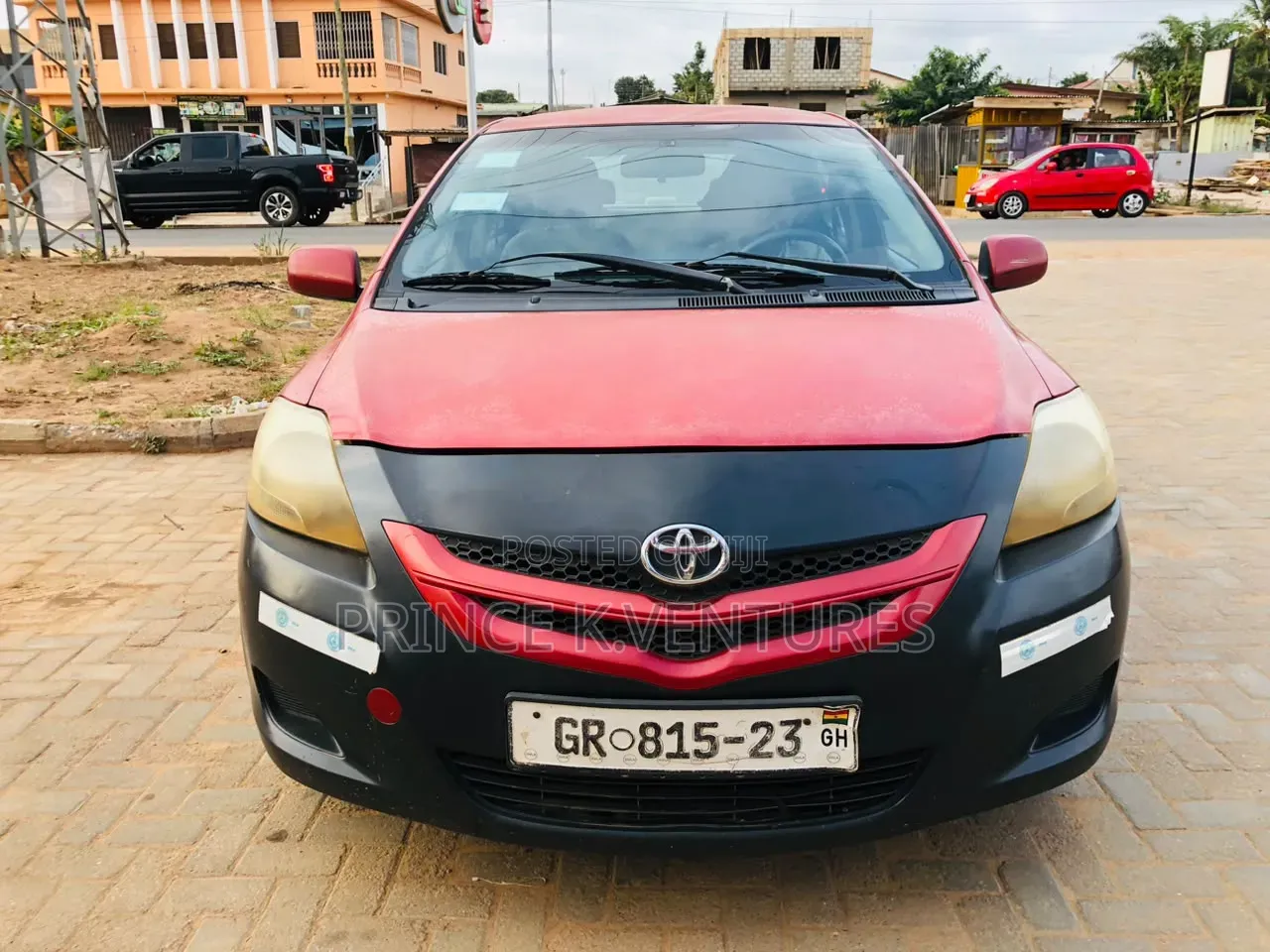 Toyota Belta 2010 Red
