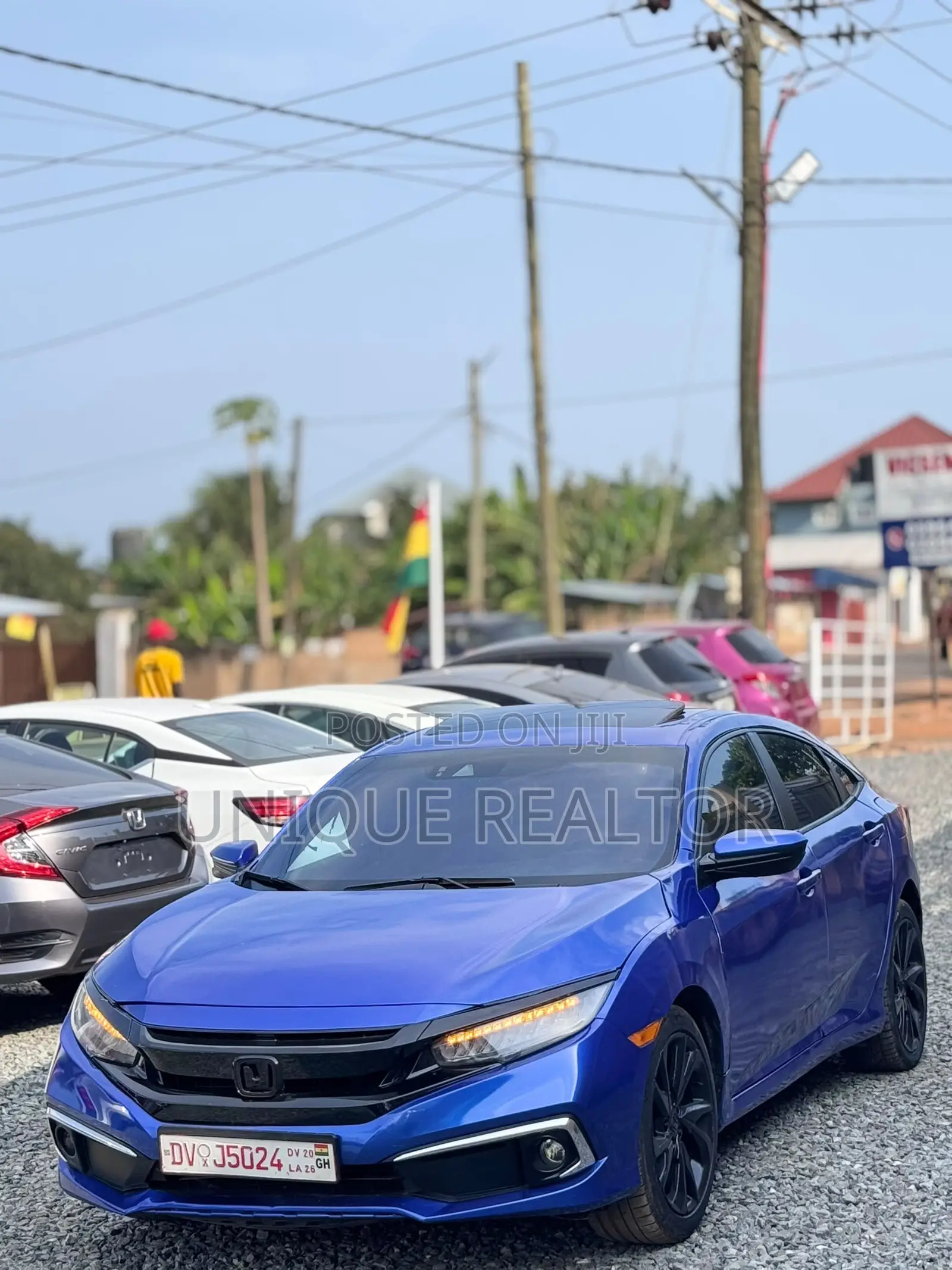 Honda Civic Sport Sedan 2019 Blue