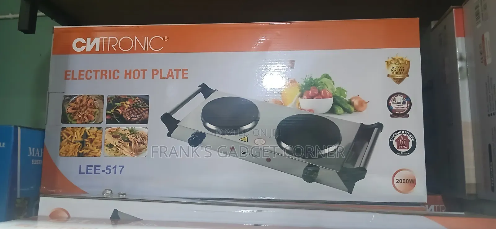 Cntronic 2-in-1 Hot Plate