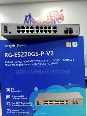 Ruijie Free Cloud Managed Networking Switch 250W POE+ Gigabit Managed