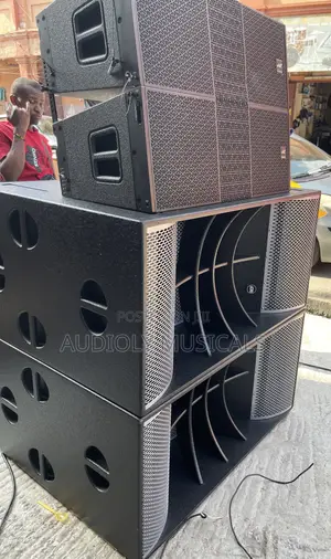 Double Sub and a Pair of Line Arrays With Full Set of Amplifiers