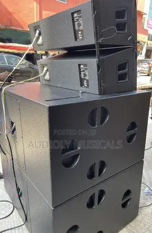 Double Sub and a Pair of Line Arrays With Full Set of Amplifiers