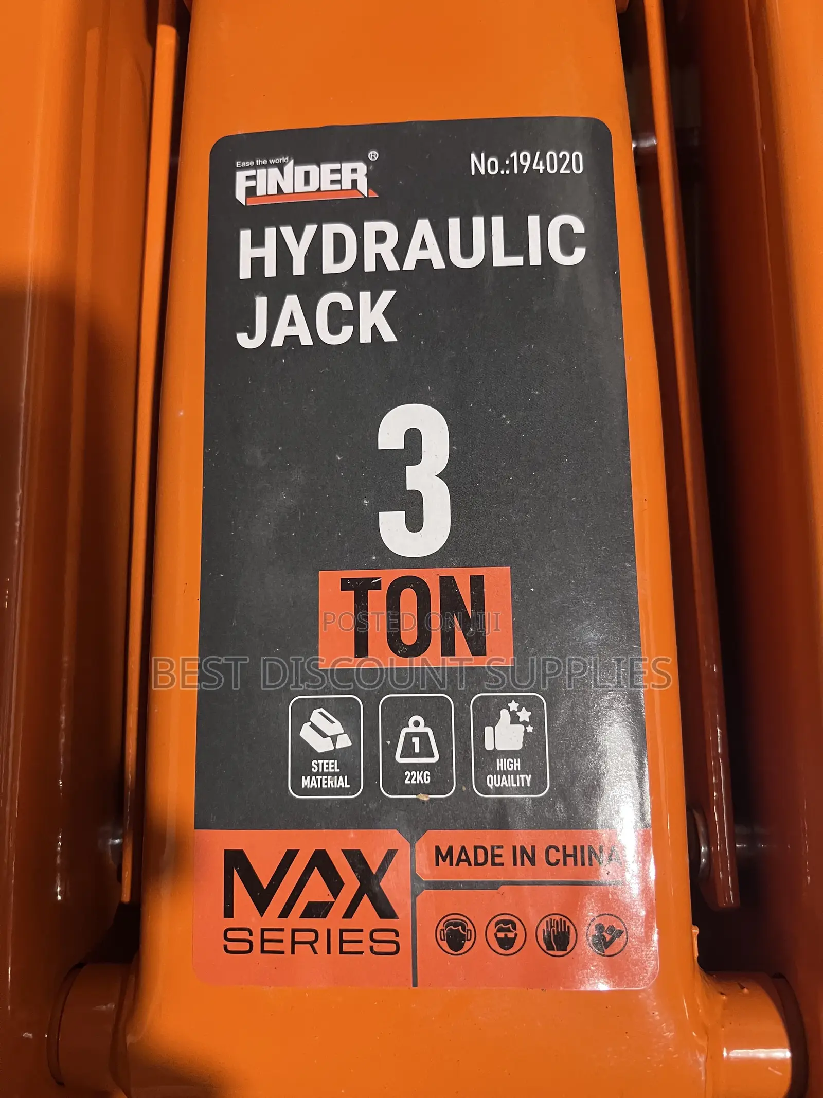 Original Finder 3T Hydraulic Floor Jack Excellent Quality