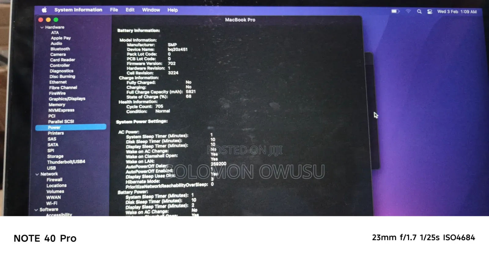 Laptop Apple MacBook Pro 2016 16GB Intel Core i7 SSD 500GB