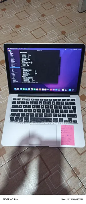 Laptop Apple MacBook Pro 2016 16GB Intel Core i7 SSD 500GB