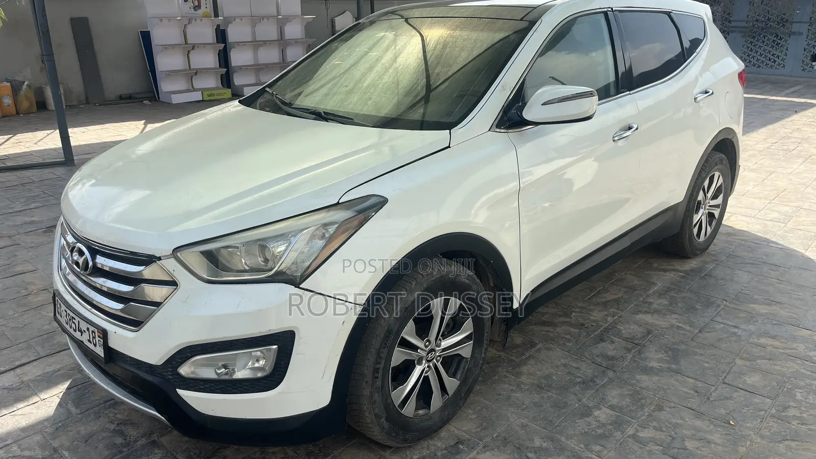 Hyundai Santa Fe 2014 White