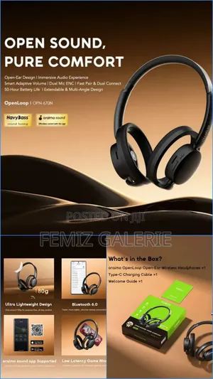 Oraimo OpenLoop Open-Ear Wireless Headphones
