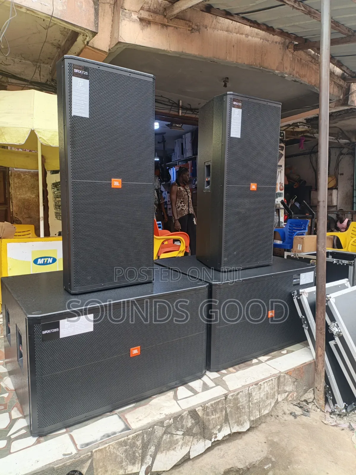 JBL Full Range and JBL Double Subwoofer 18"