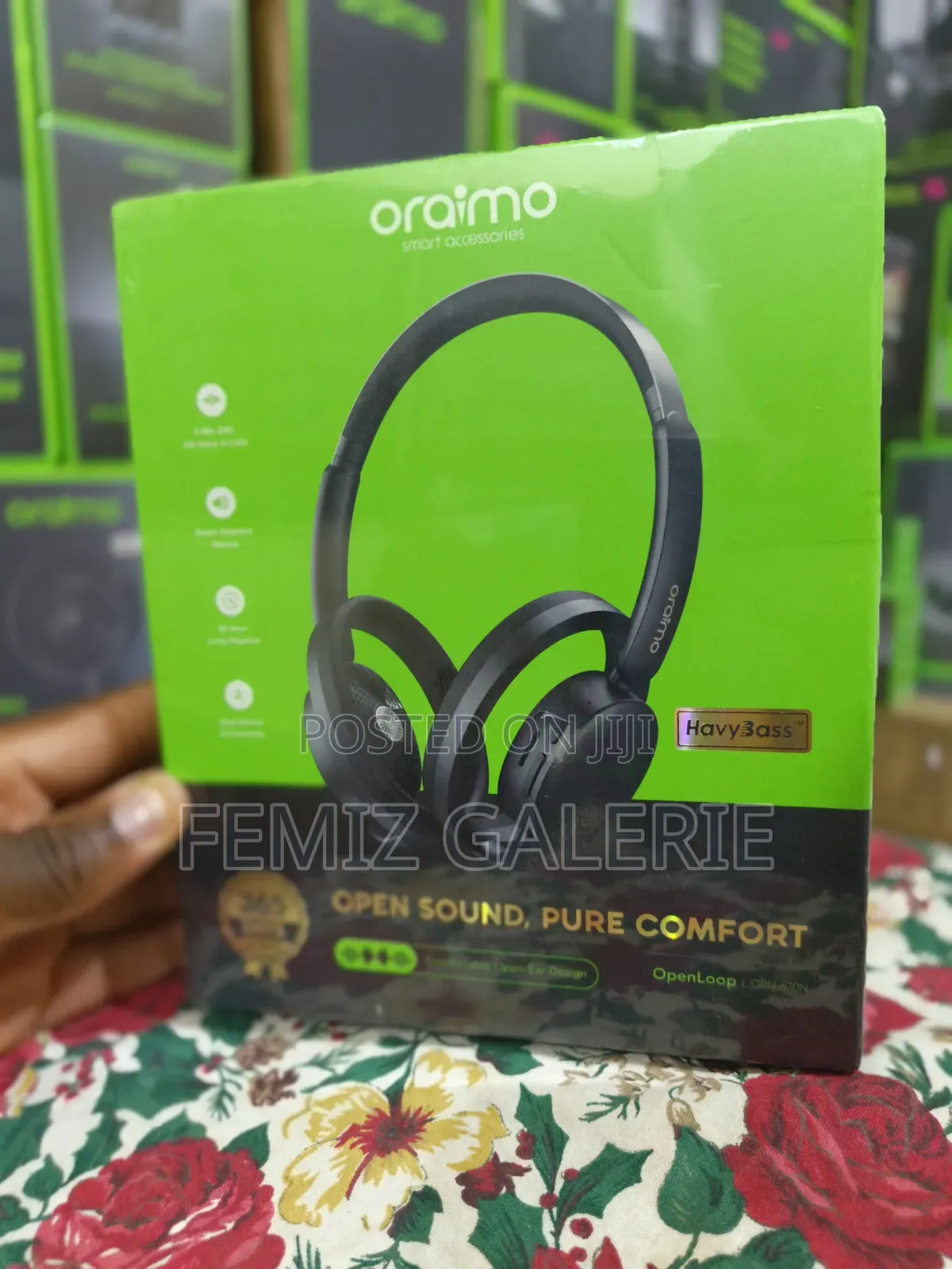 Oraimo OpenLoop Open-Ear Wireless Headphones