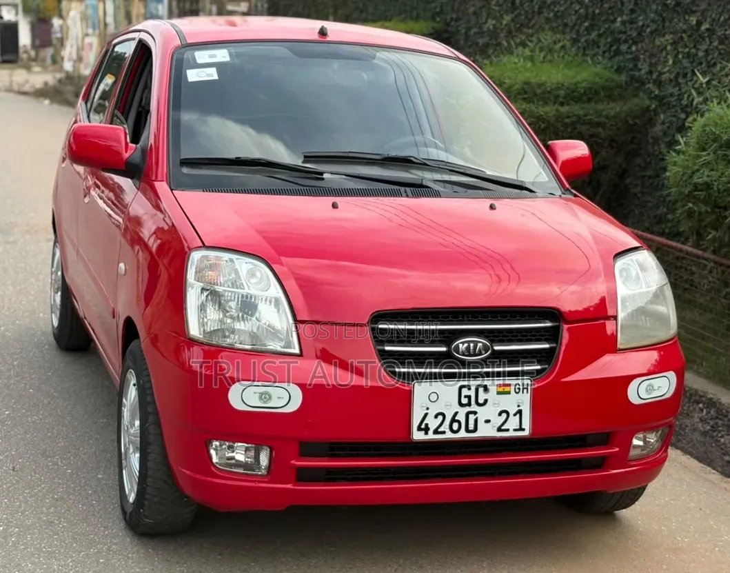 Kia Morning 2007 Red