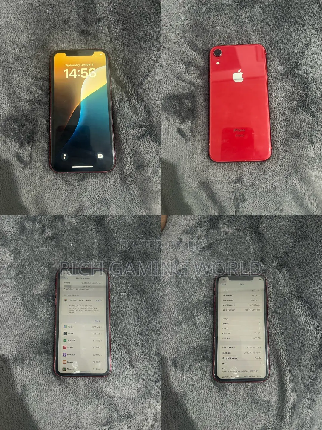 Apple iPhone XR 64 GB Red
