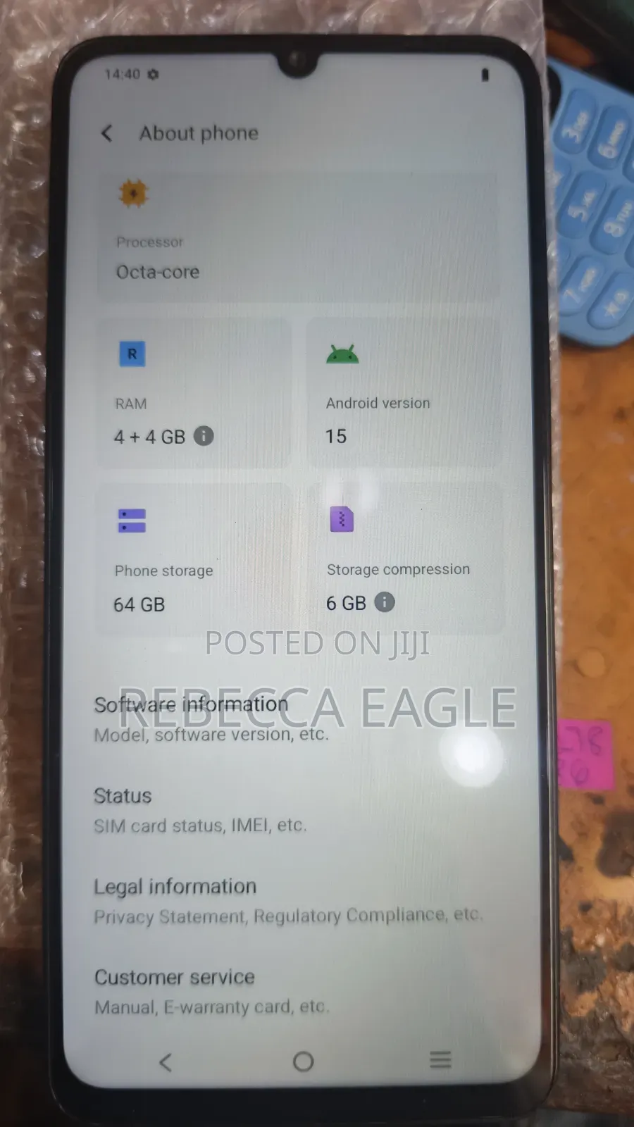 Vivo Y04 64 GB Black