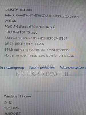 Desktop Computer Dell XPS 24GB Intel Core i7 SSD 512GB