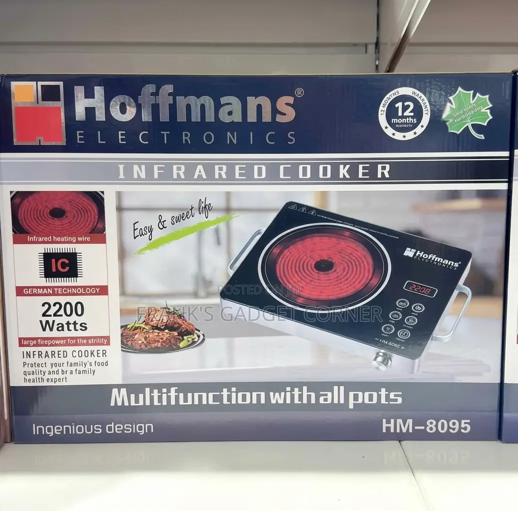 Hoffmans Single Infrared Cooker
