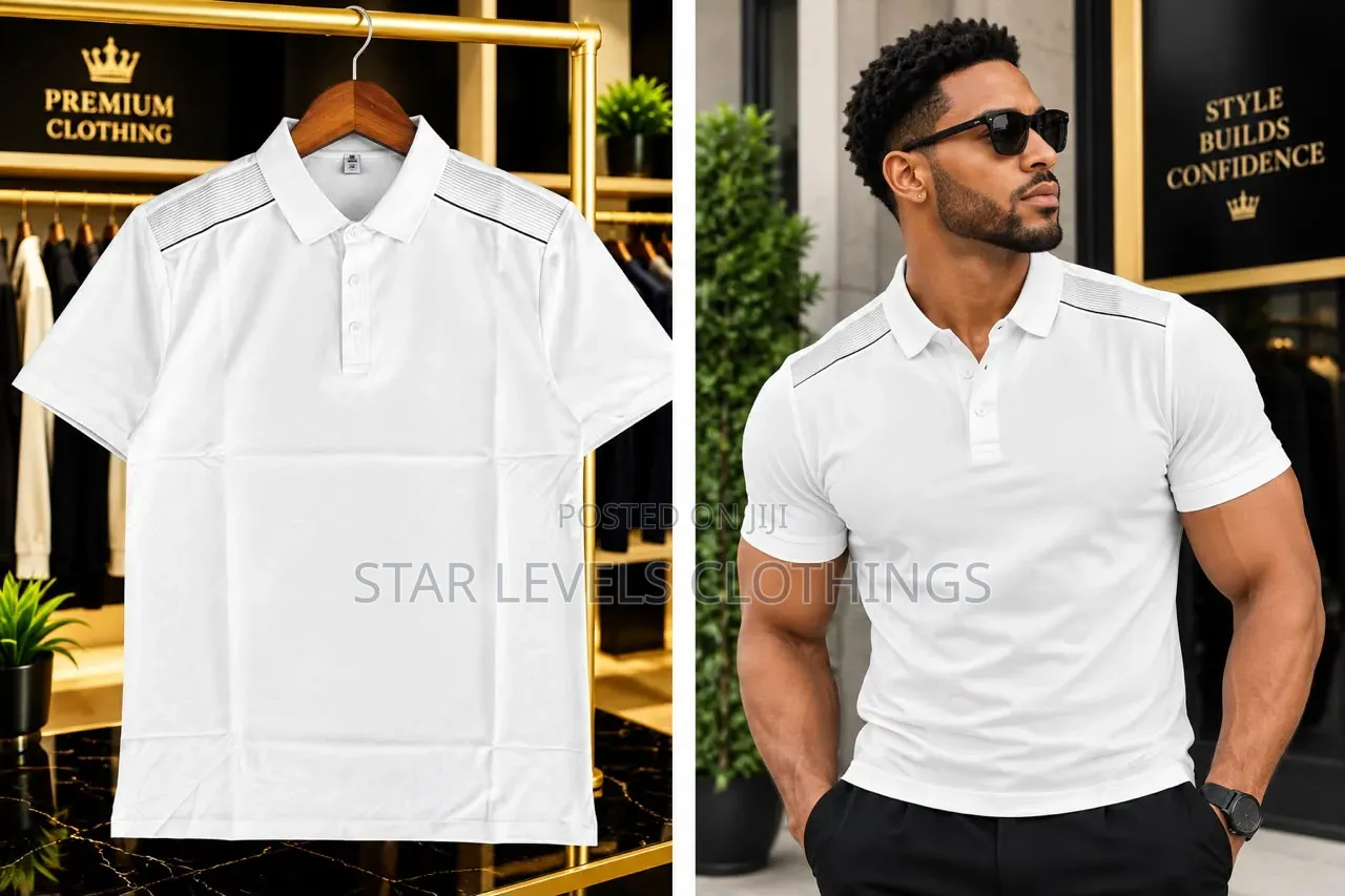 New All White Stock Club T Shirts Available for Men