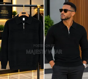 Men Casual Long Sleeves Knitted Shirt