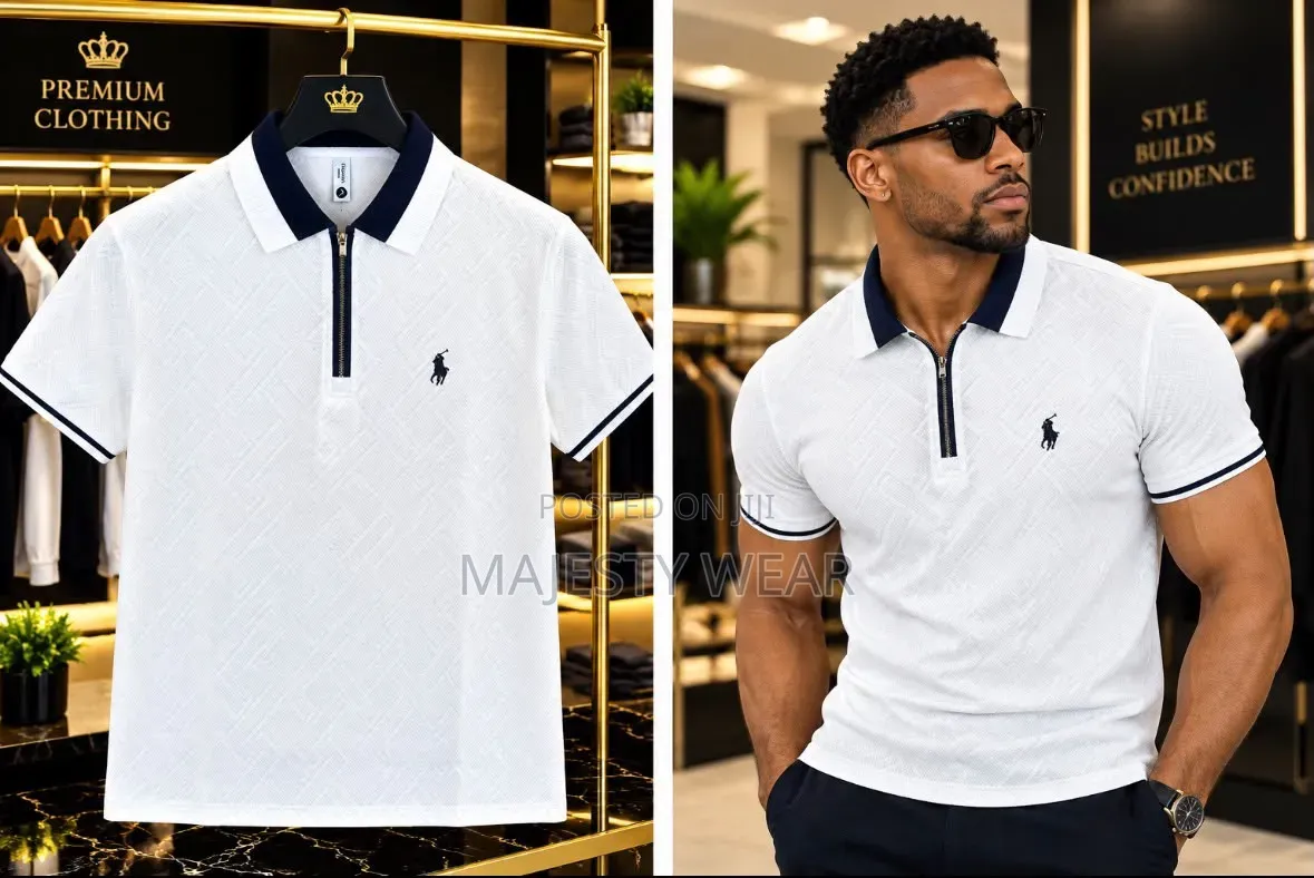 Zip Cotton Quality Shirt for Men