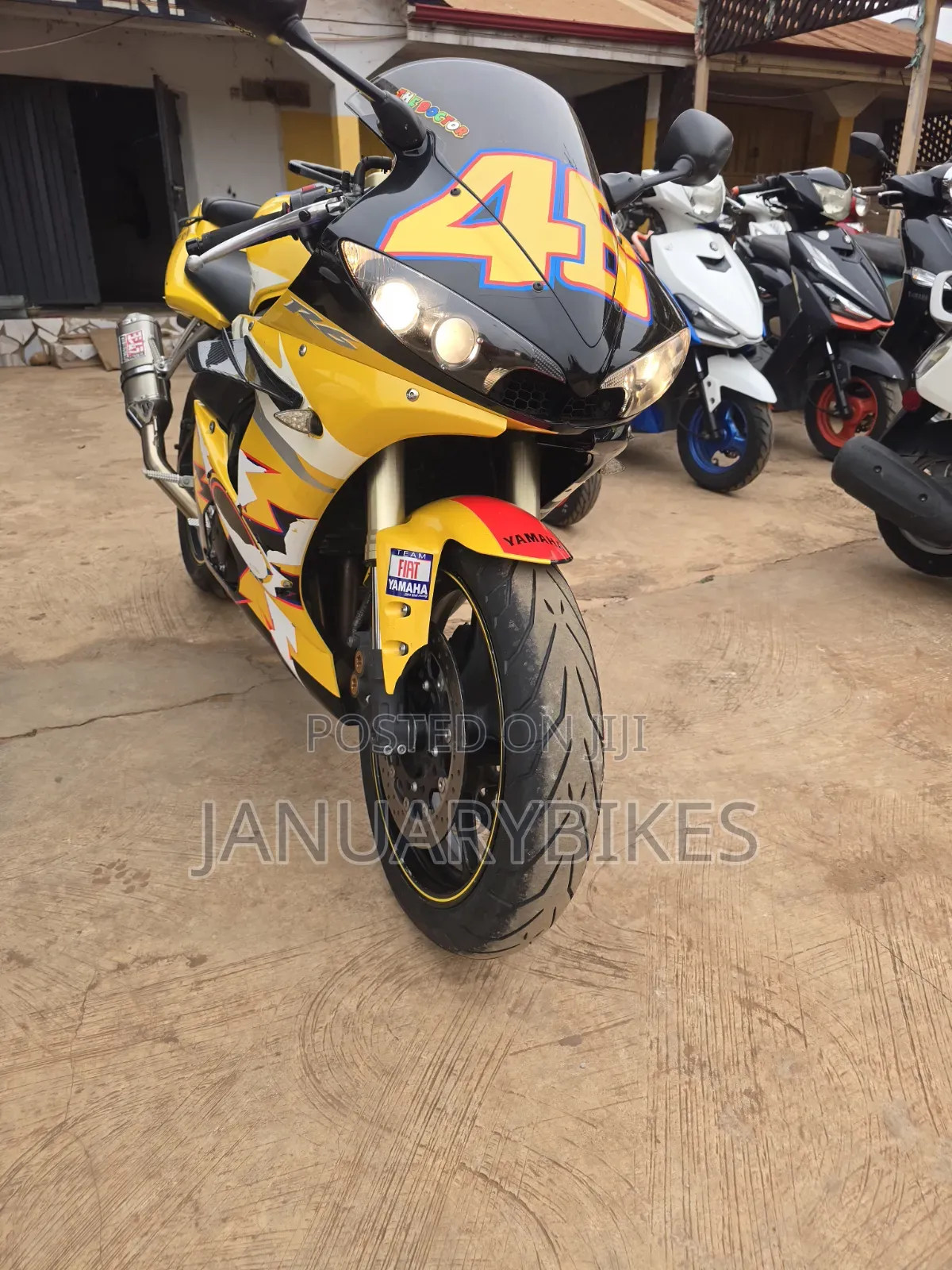 Yamaha R6 2018 Yellow