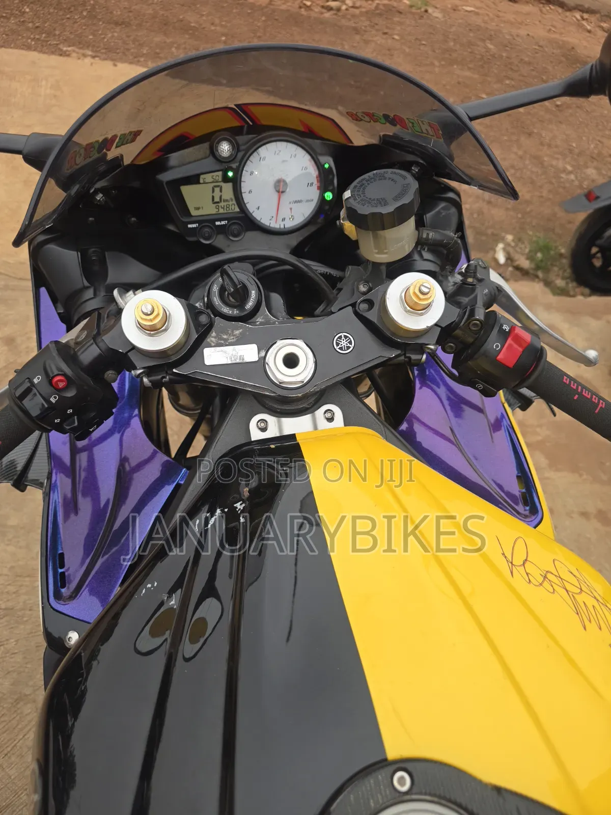 Yamaha R6 2018 Yellow