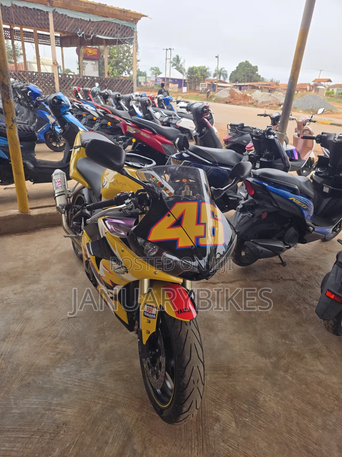 Yamaha R6 2018 Yellow