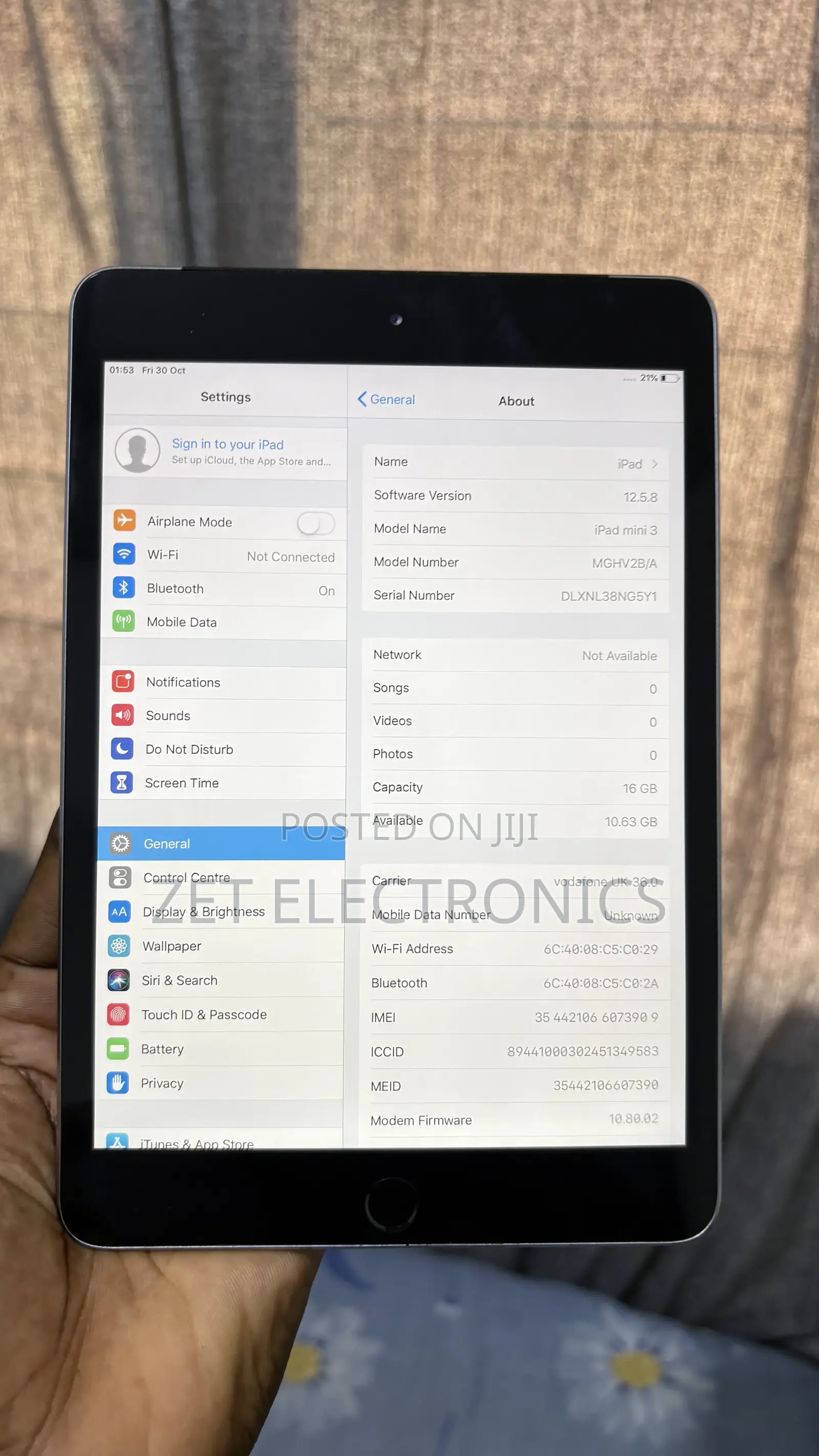 Apple iPad mini 3 16 GB Silver