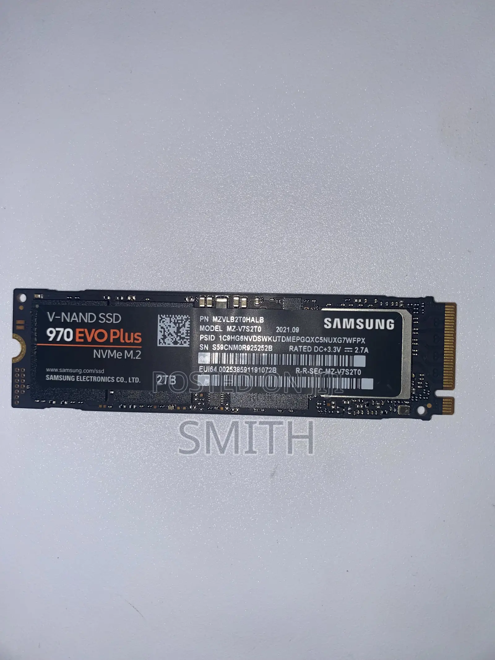 Samsung 2TB SSD 970evo Plus