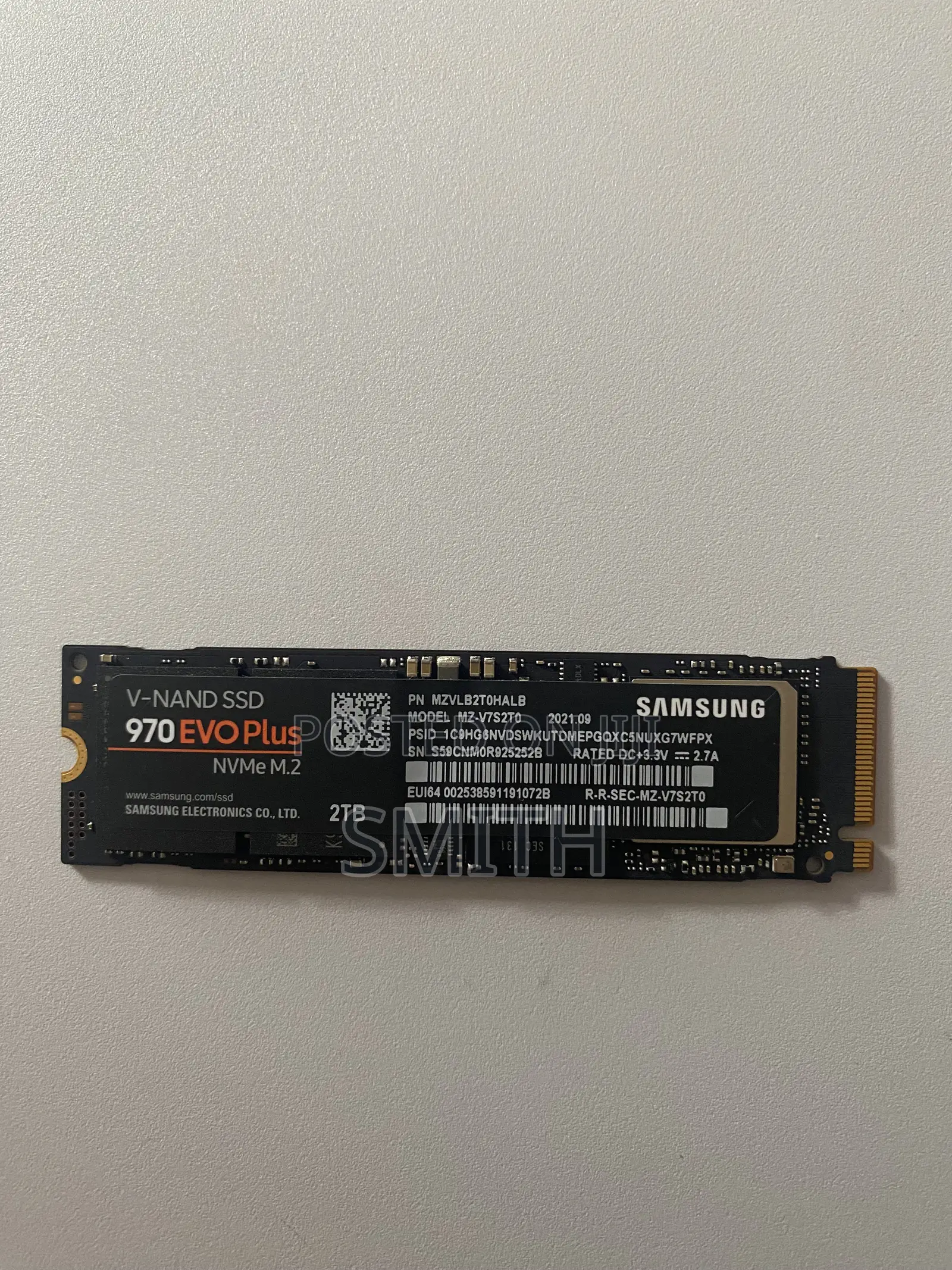 Samsung 2TB SSD 970evo Plus