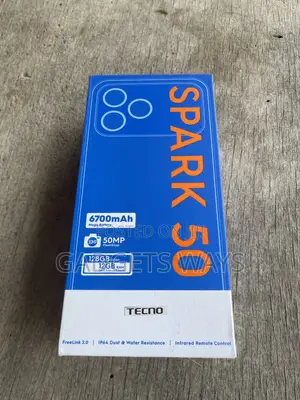 New Tecno Spark 50 128 GB Black