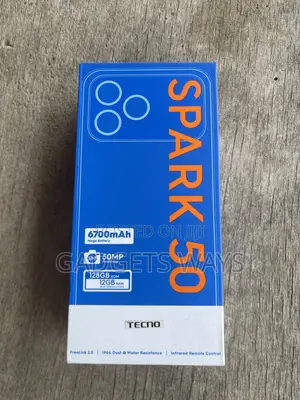 New Tecno Spark 50 128 GB Black