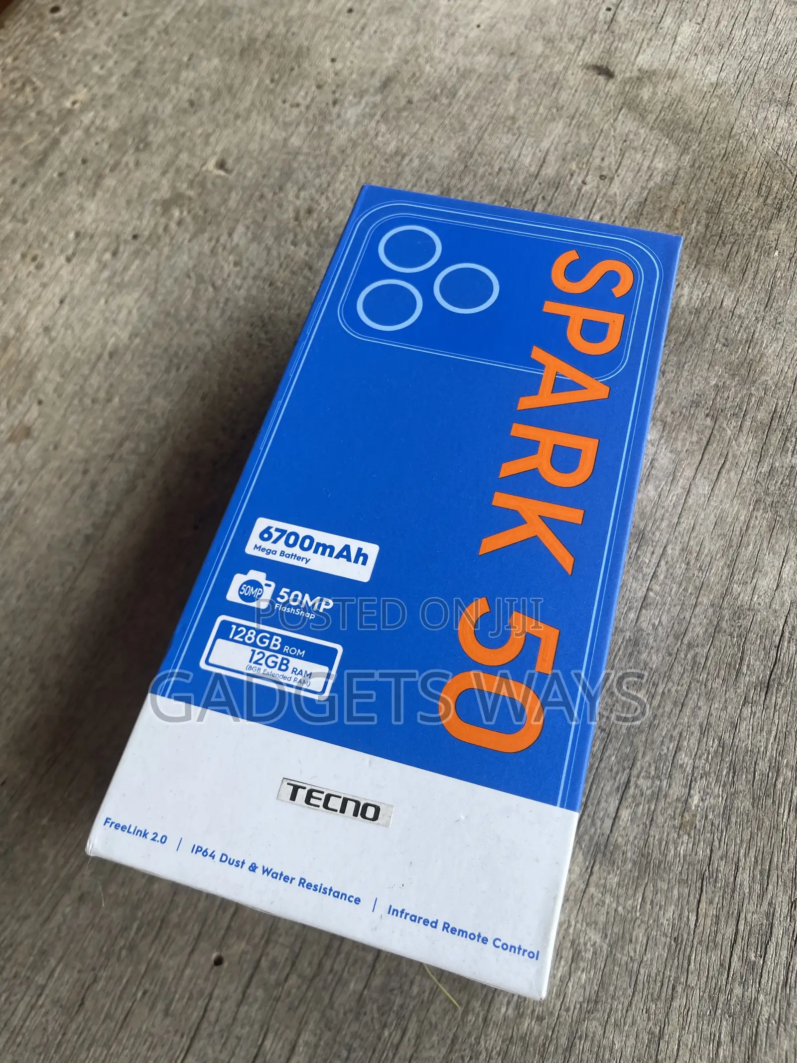 New Tecno Spark 50 128 GB Black