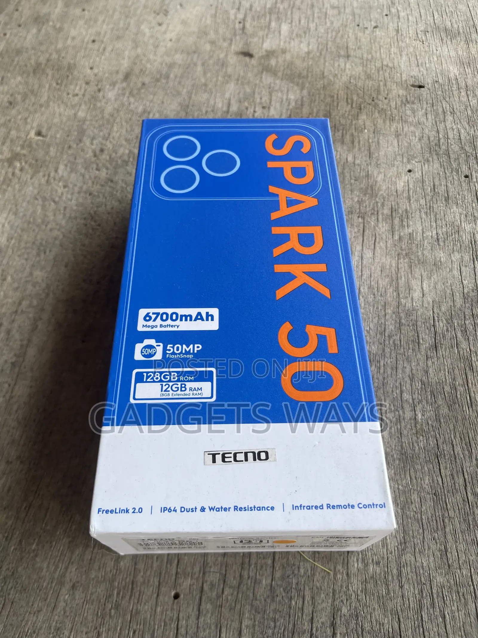 New Tecno Spark 50 128 GB Black
