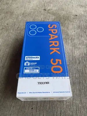 New Tecno Spark 50 128 GB Black