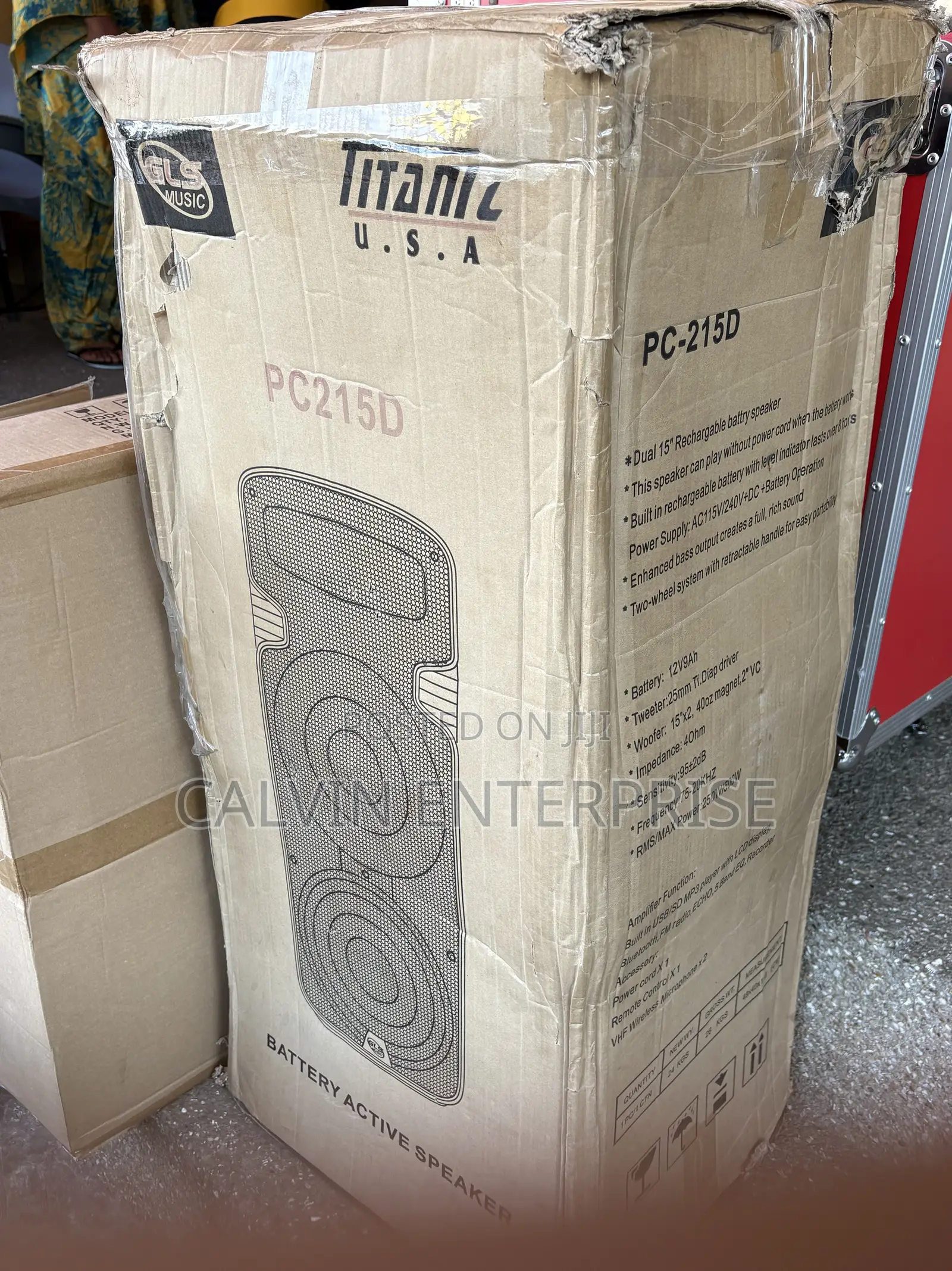 GLS 2*15inches Battery Active Speaker