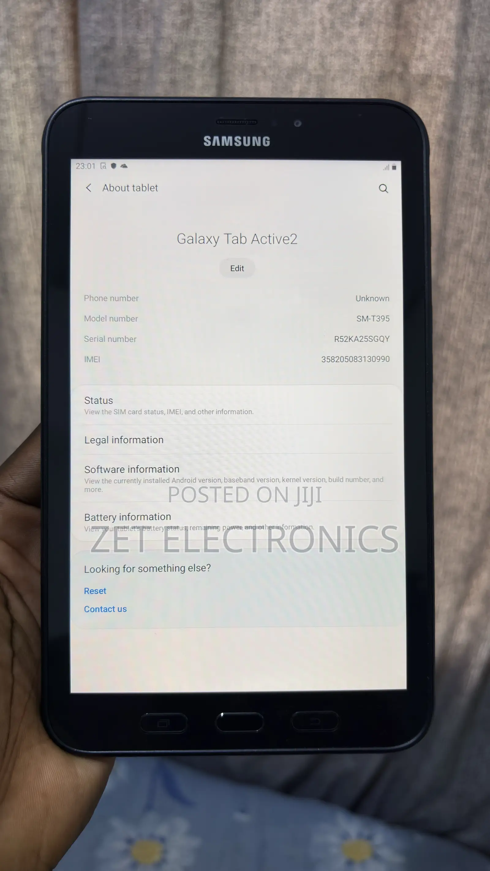 Samsung Galaxy Tab Active 2 16 GB Black