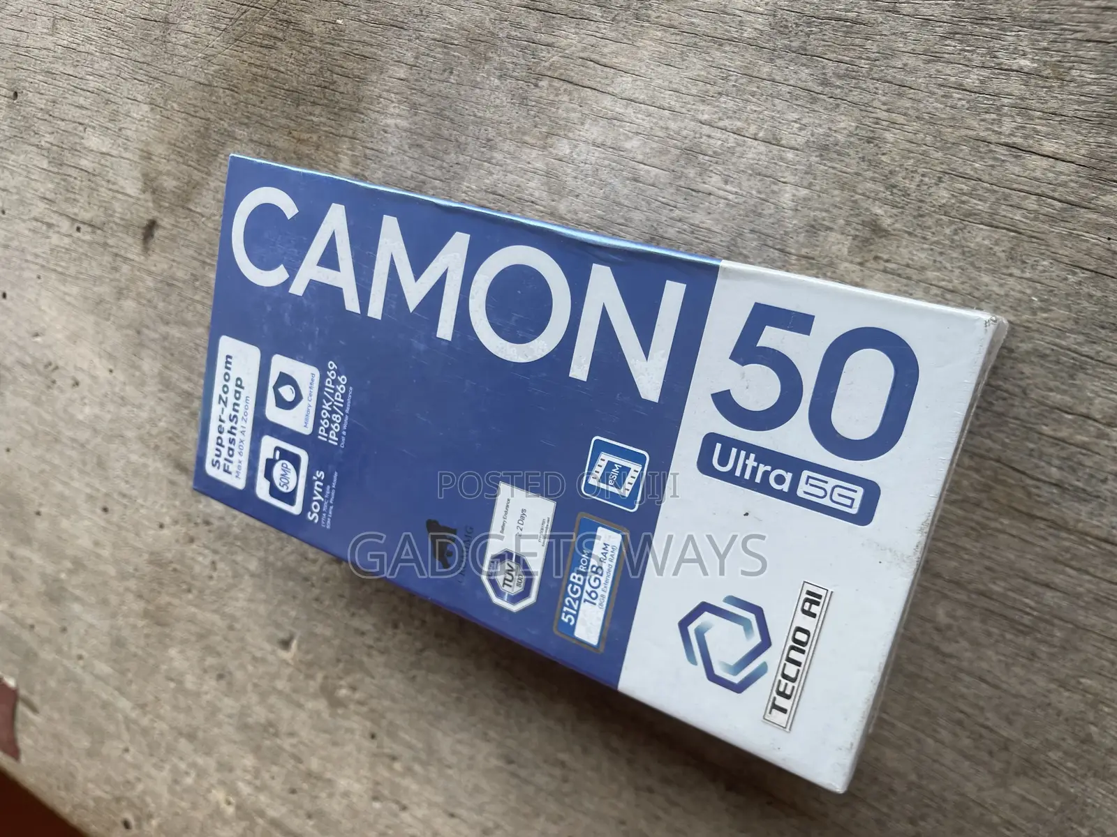 New Tecno Camon 50 Ultra 512 GB Black