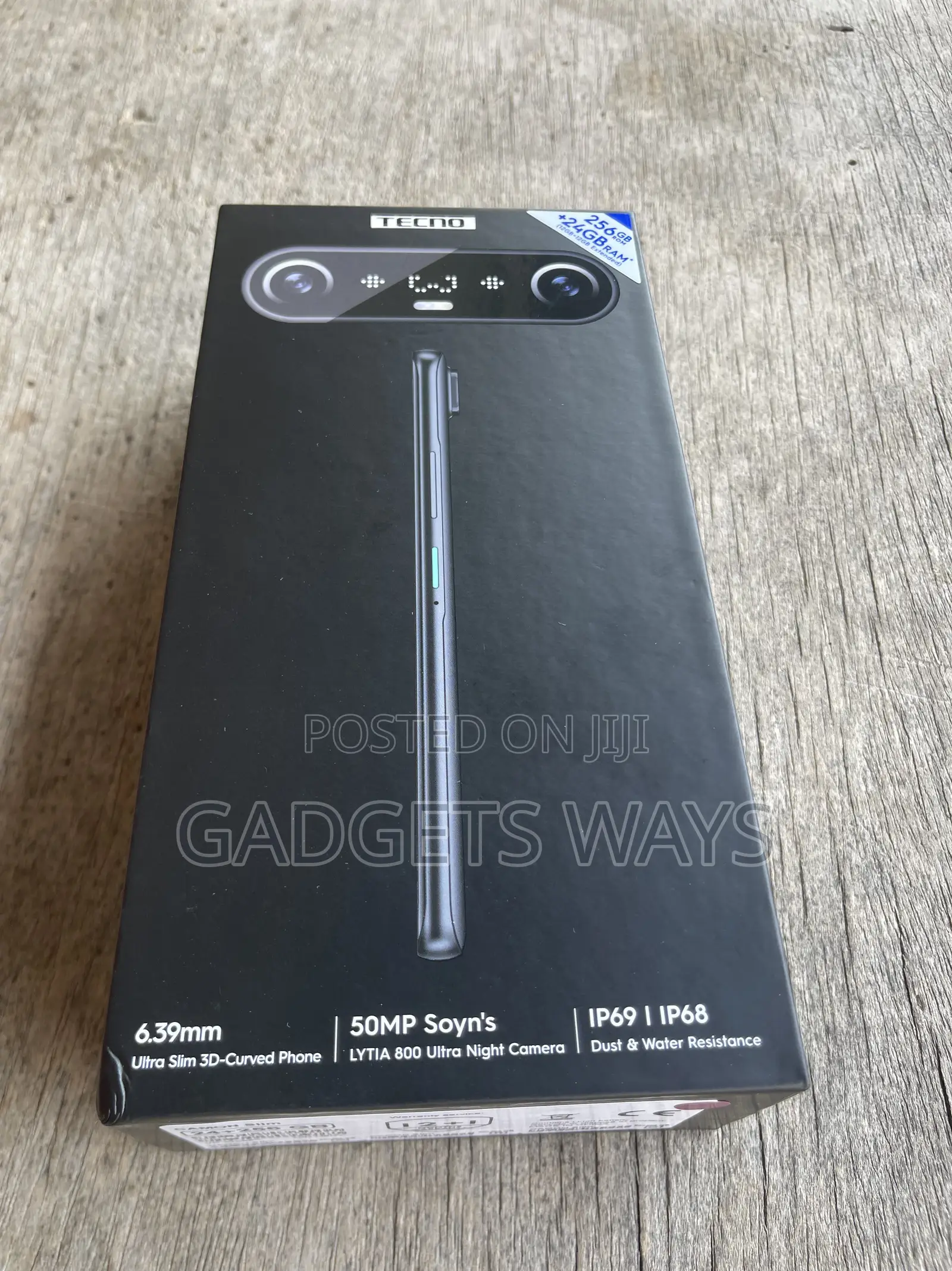 New Tecno Camon Slim 256 GB Black