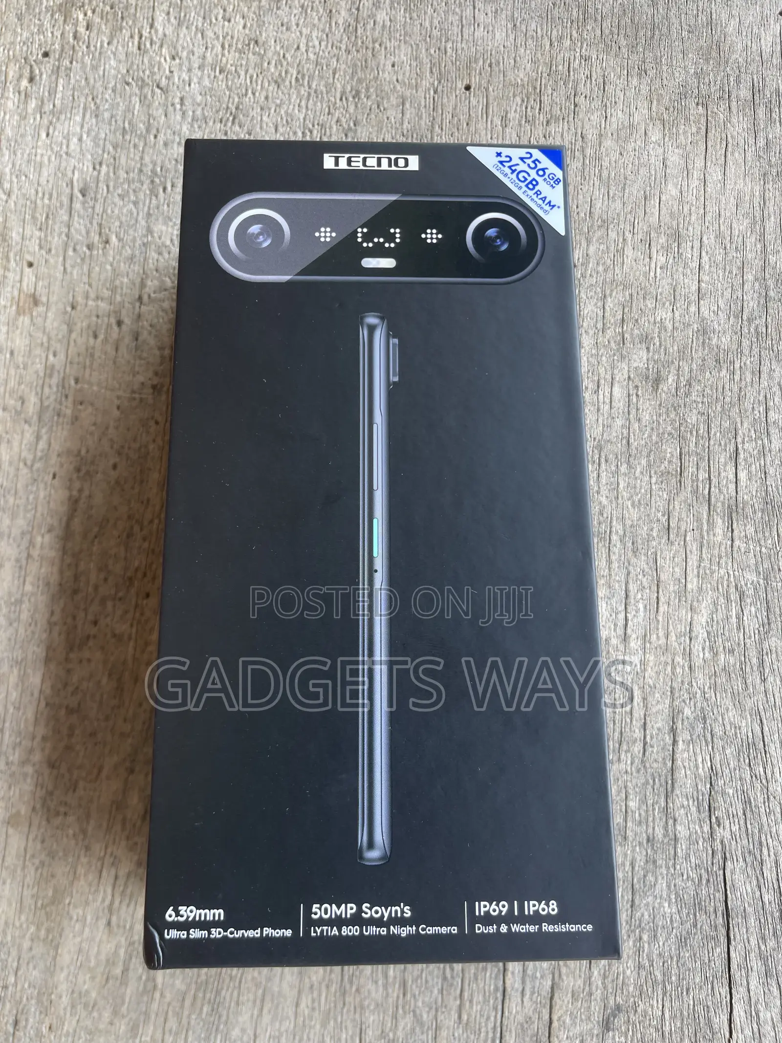 New Tecno Camon Slim 256 GB Black