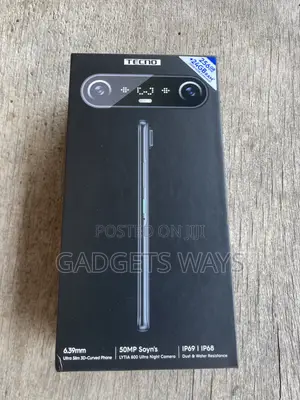 New Tecno Camon Slim 256 GB Black