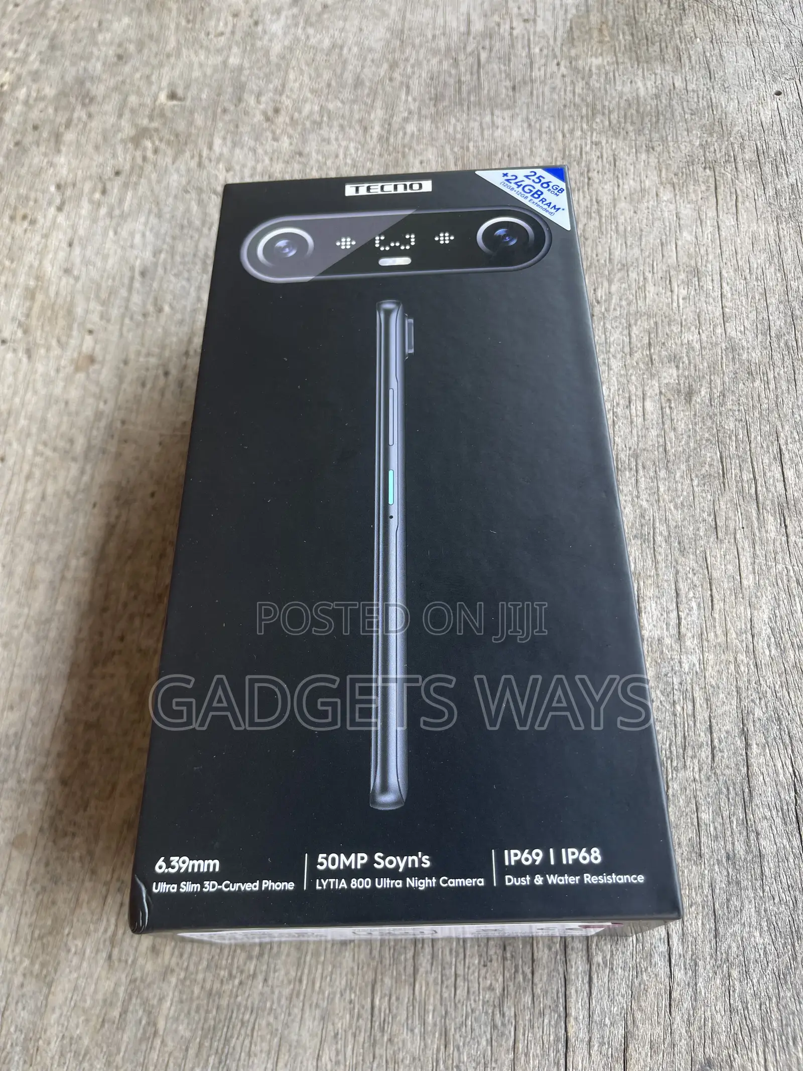 New Tecno Camon Slim 256 GB Black