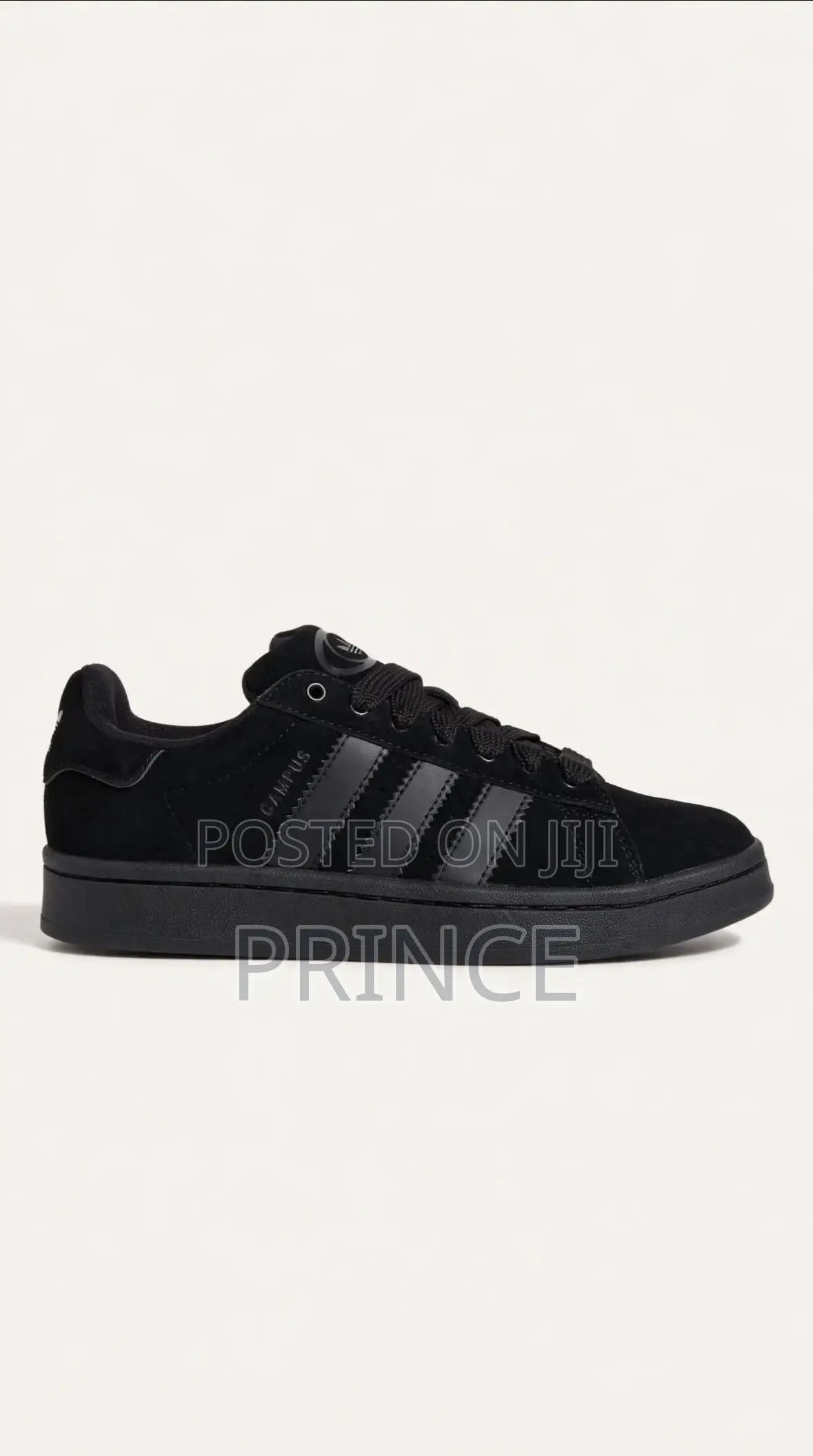 Adidas Campus – Triple Black Suede