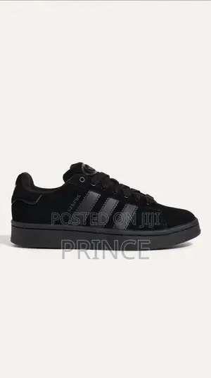 Adidas Campus – Triple Black Suede
