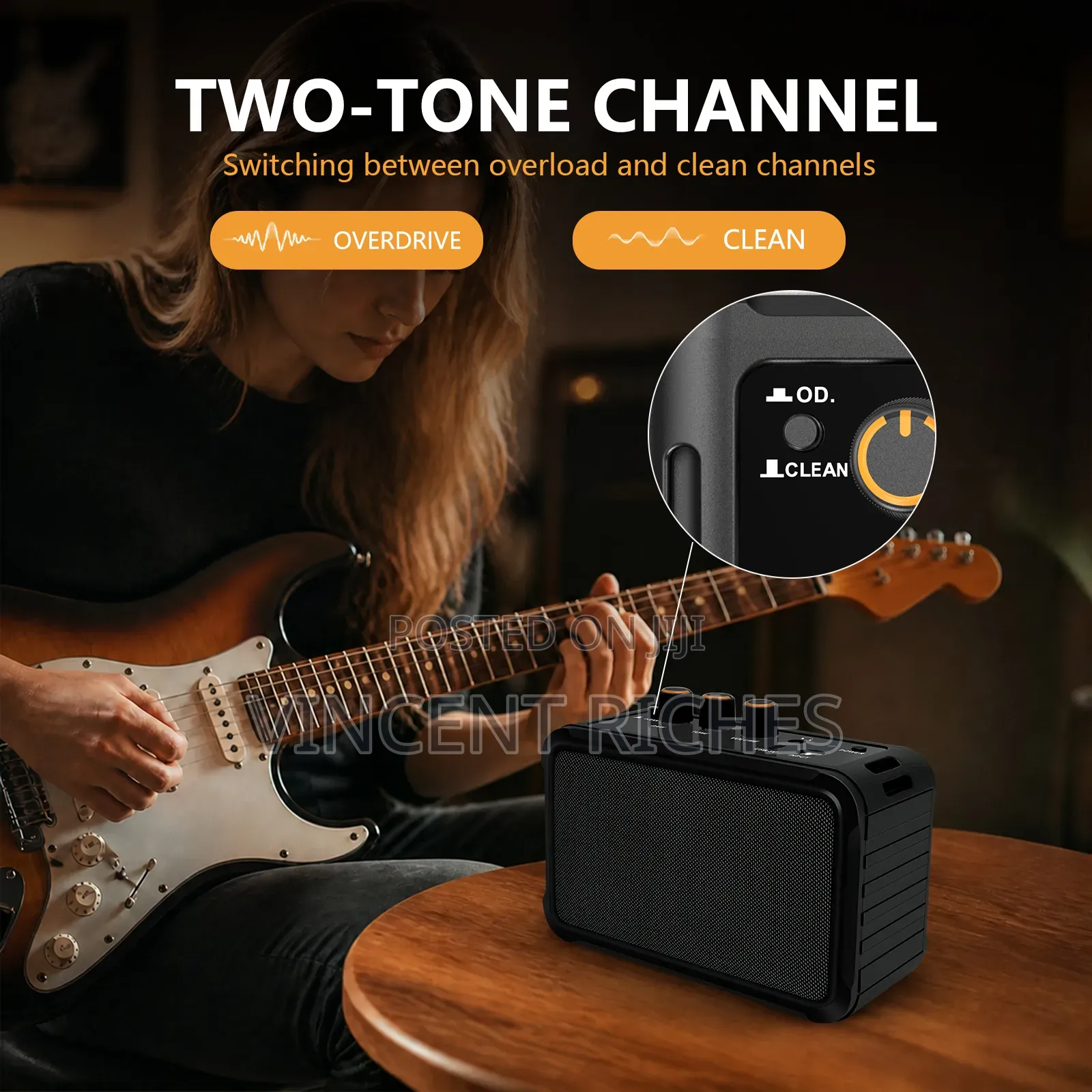 Mini Portable Chargeable Guitar Amplifier