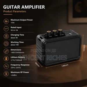 Mini Portable Chargeable Guitar Amplifier